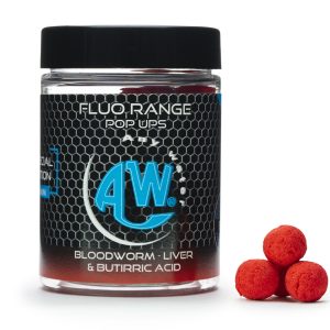 Mini Fluo Range Pop Ups BLB Bloodworm – Liver & Butirric Acid 10 mm