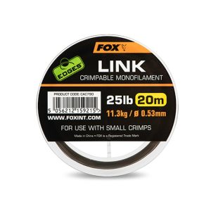 FOX Edges Link trans Khaki 0.64mm/35lb20M